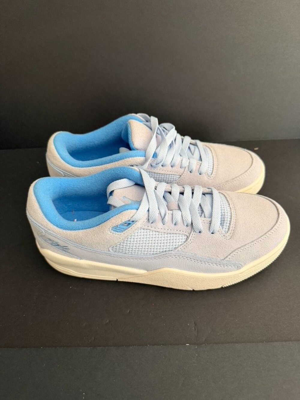 Jordan Flight Court Hydrogen Blue University Blue Sail Womens Sneakers Size 8